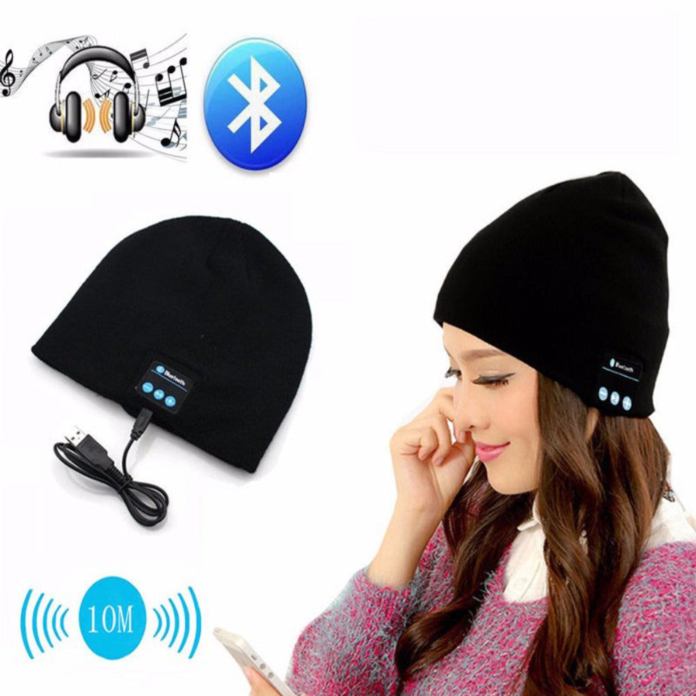 Bluetooth Unisex Beanie with Built-in Mic
